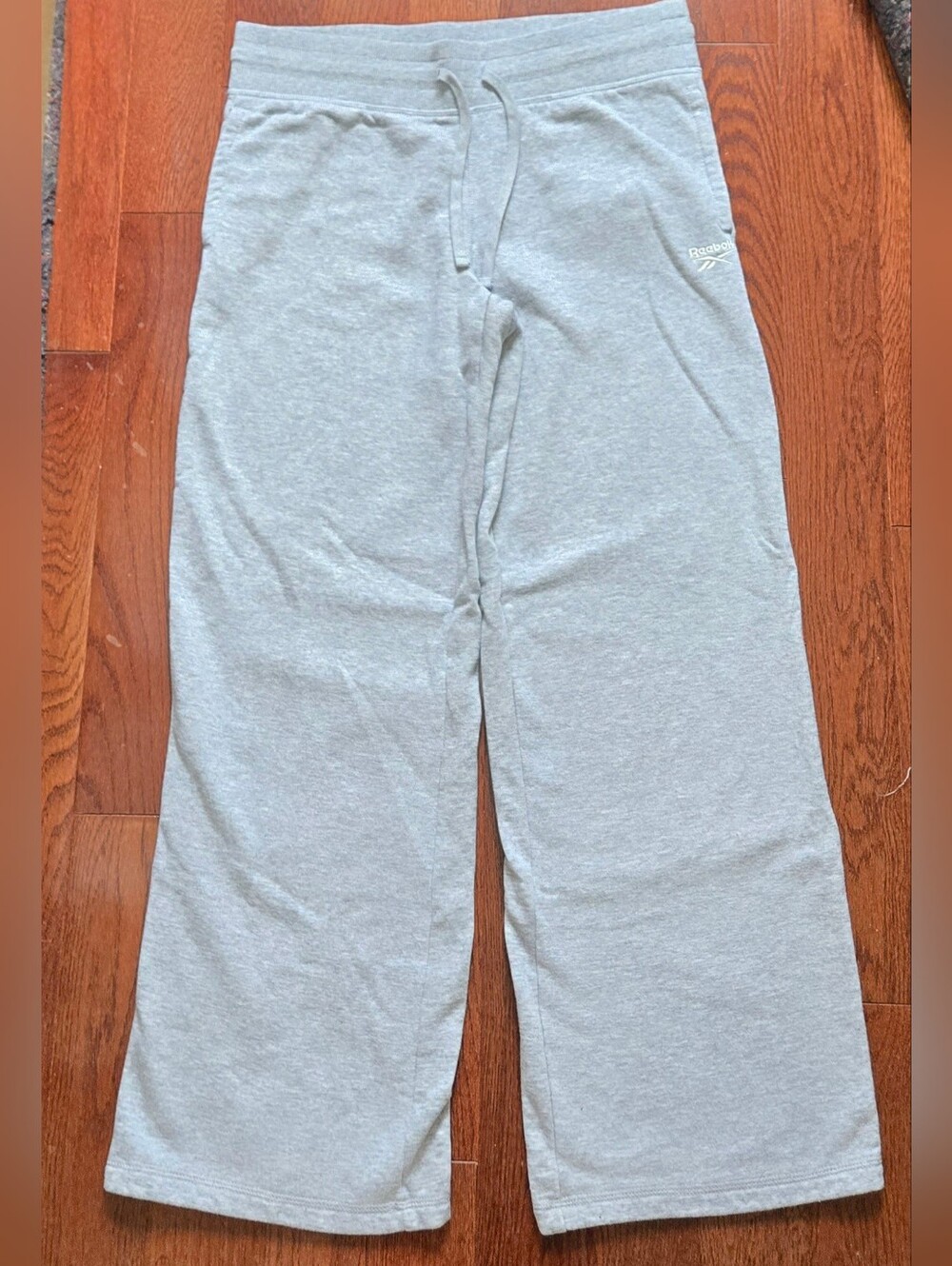 Reebok Gray Wide-Leg Sweatpants